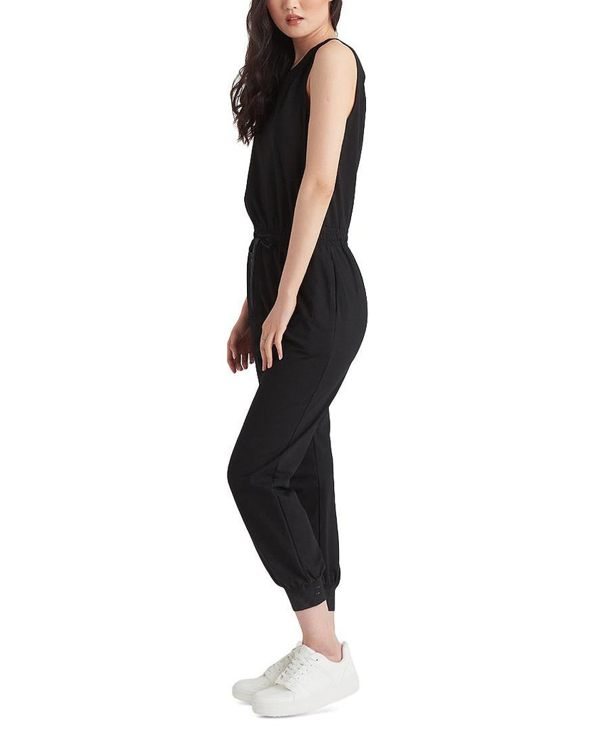 Black Tape Women Cutout Jogger Jumpsuit