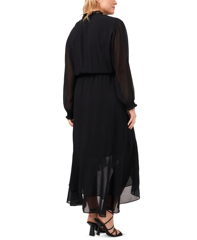 1.STATE Women Plus Layered Flounce Chiffon Dress