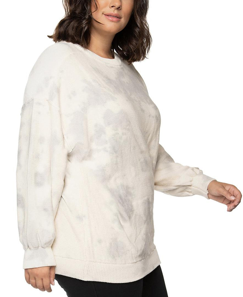 Black Tape Women Plus Trendy Cotton Tie Dyed Sweatshirt