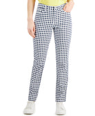 Charter Club Women Lexington Gingham Jeans Intrepid Blue