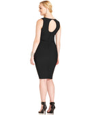 Trixxi Women Plus Rhinestone Illusion Bodycon Dress
