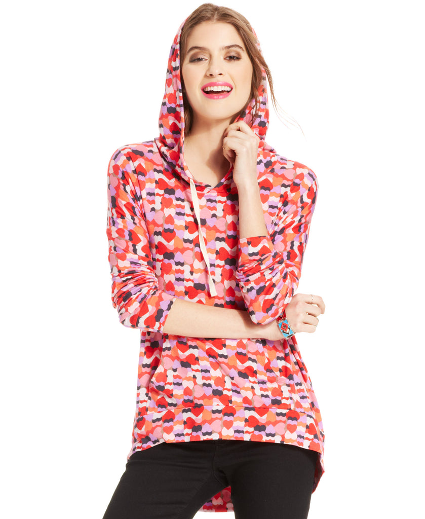 American Rag Women Printed Hoodie