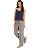 Stoosh Women Printed Wide Leg Pants Creamed Red