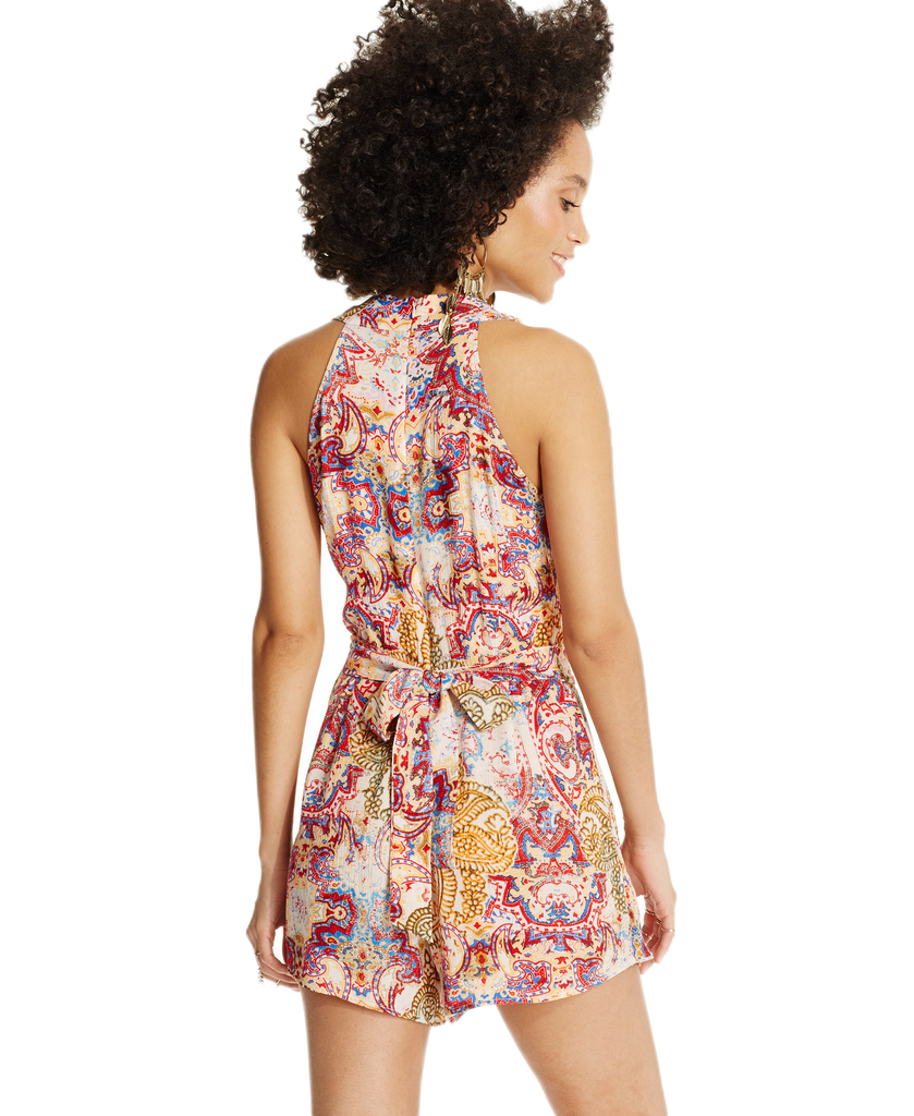 American Rag Juniors Sleeveless Printed Romper