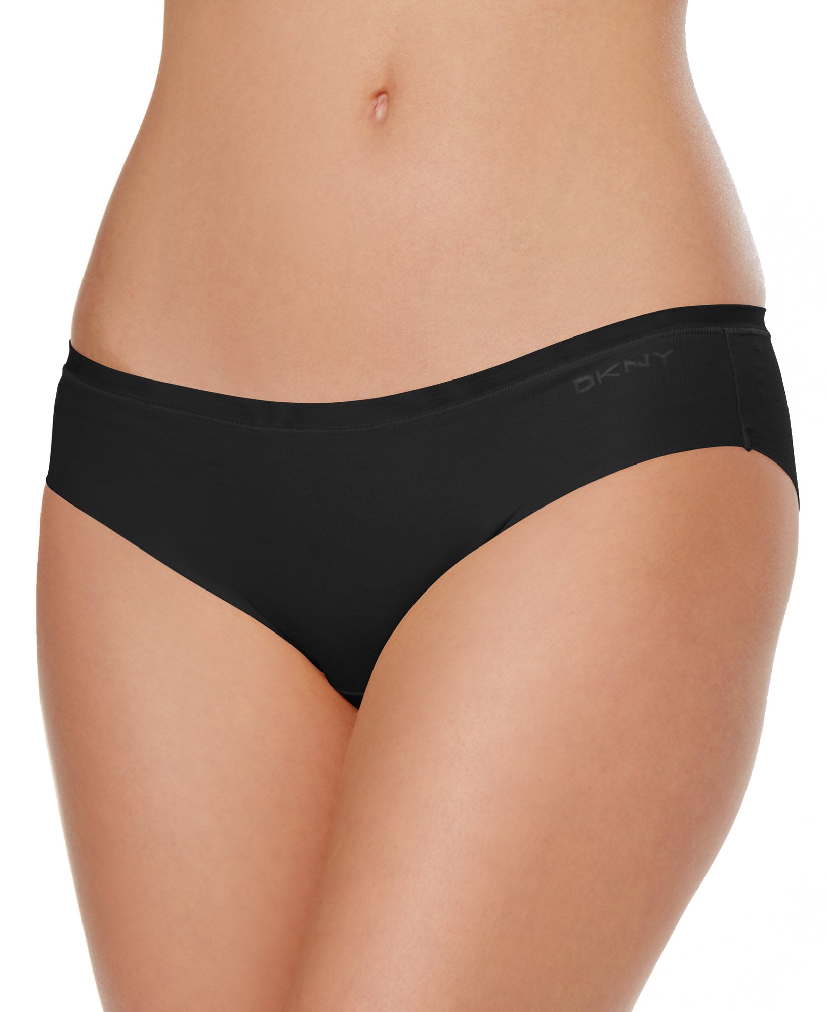 DKNY Women Downtown Cotton No VPL Bikini DK1027 Black