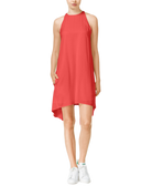RACHEL Rachel Roy Women High Low Trapeze Dress Poppy