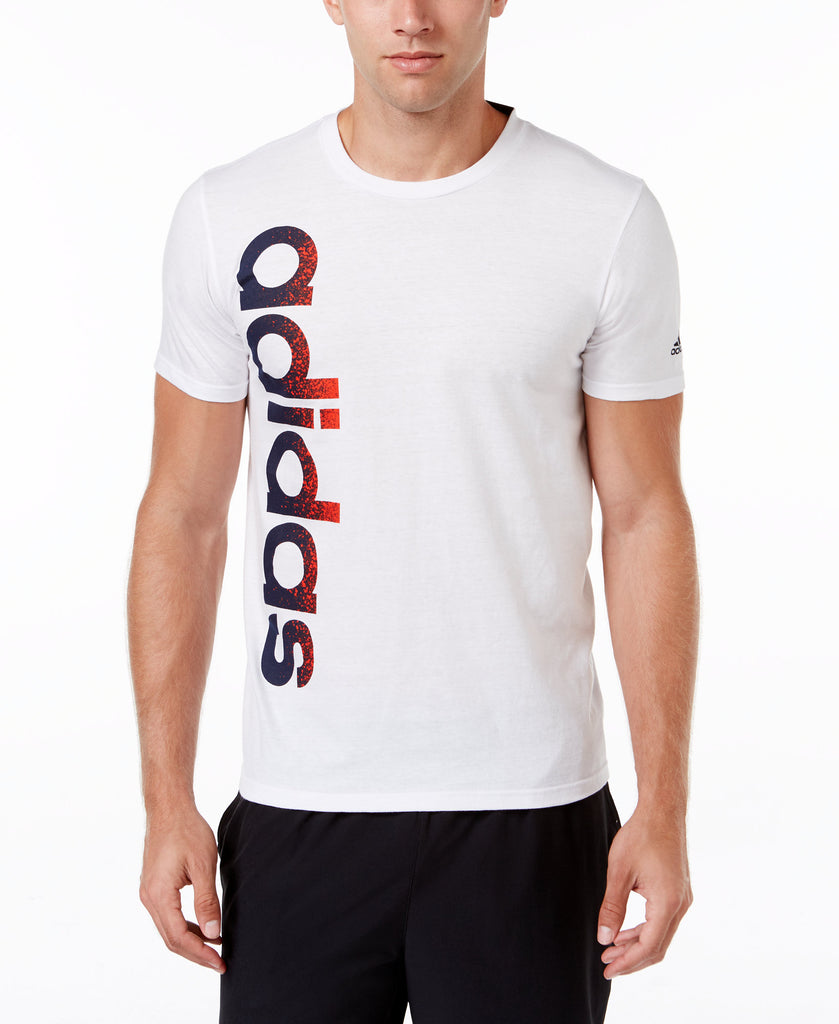 adidas-Men-Logo-T-Shirt-White