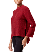 RACHEL Rachel Roy Women High Low Sweater Ruby