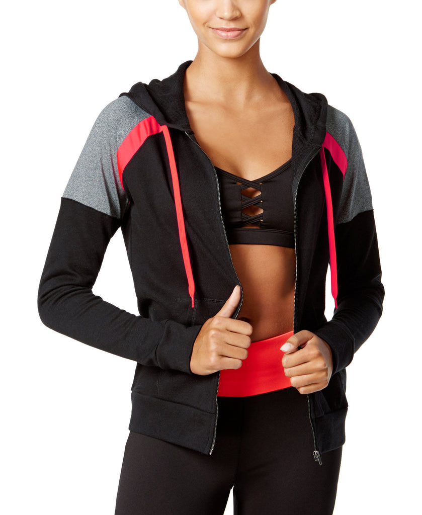 Energie Active Women Colorblocked Hoodie Black