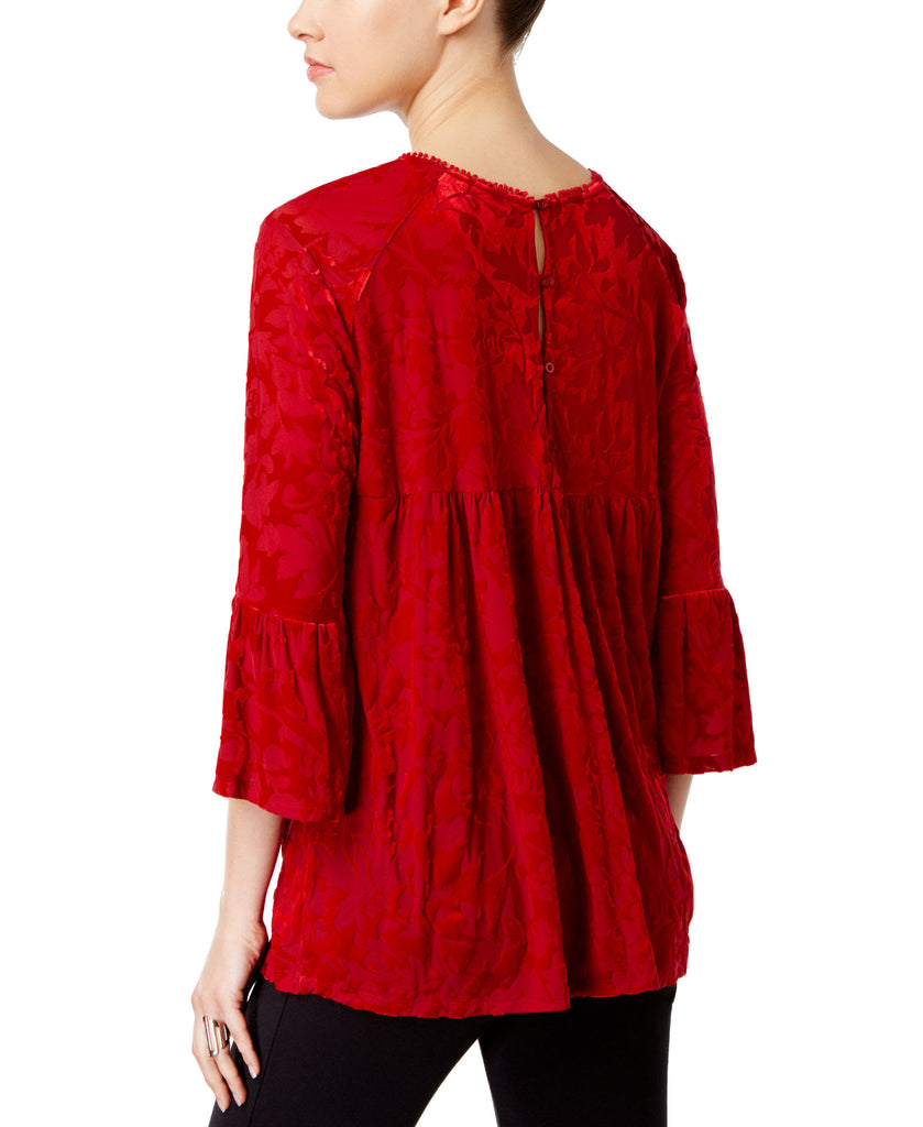 John Paul Richard Women Textured Peasant Top