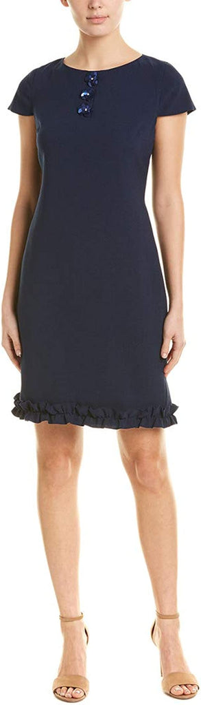 Karl Lagerfeld Paris Women Crepe Dress Eclipse