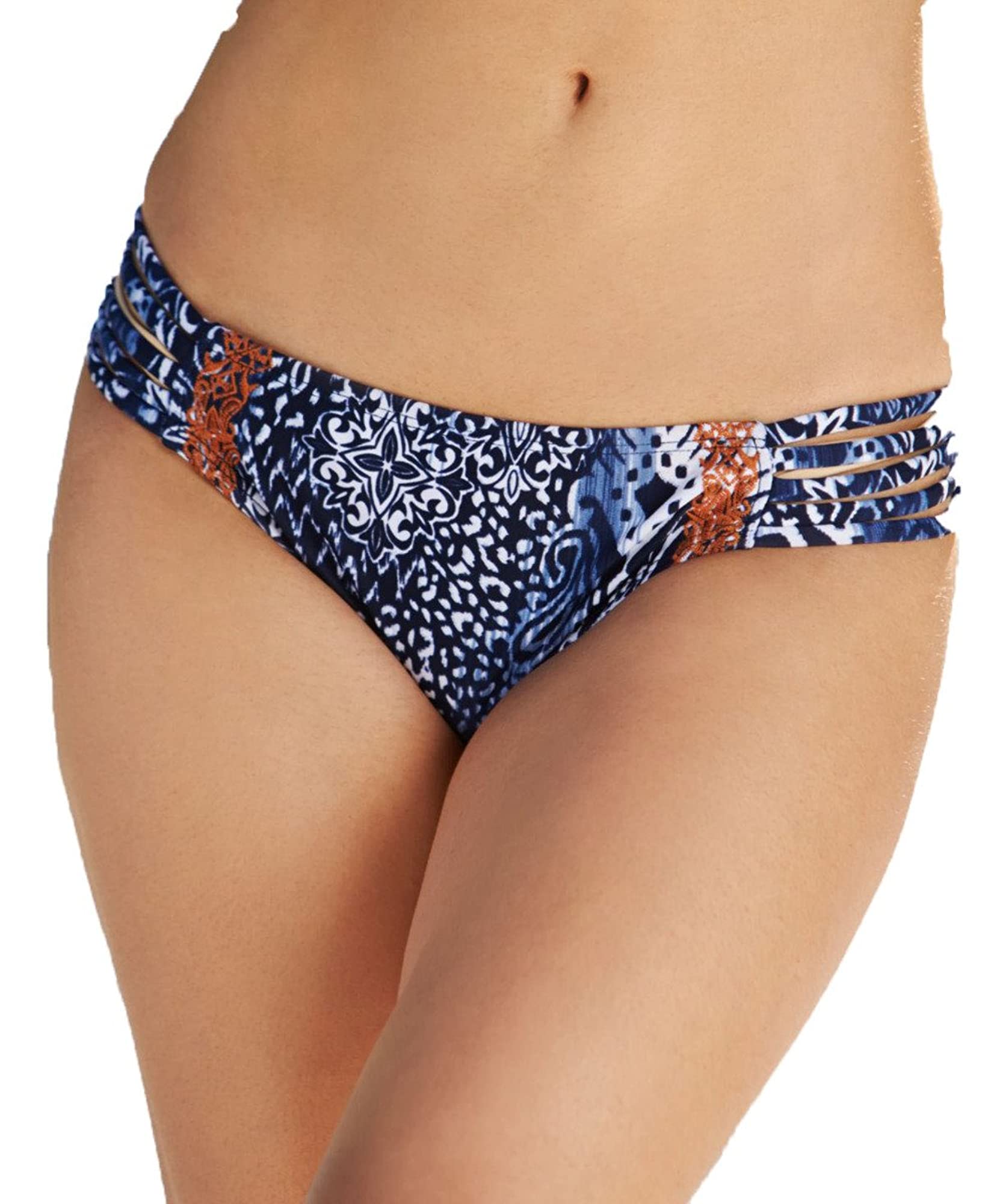 Lucky Brand Women Batik Paradise Hipster Swim Bottoms Indigo