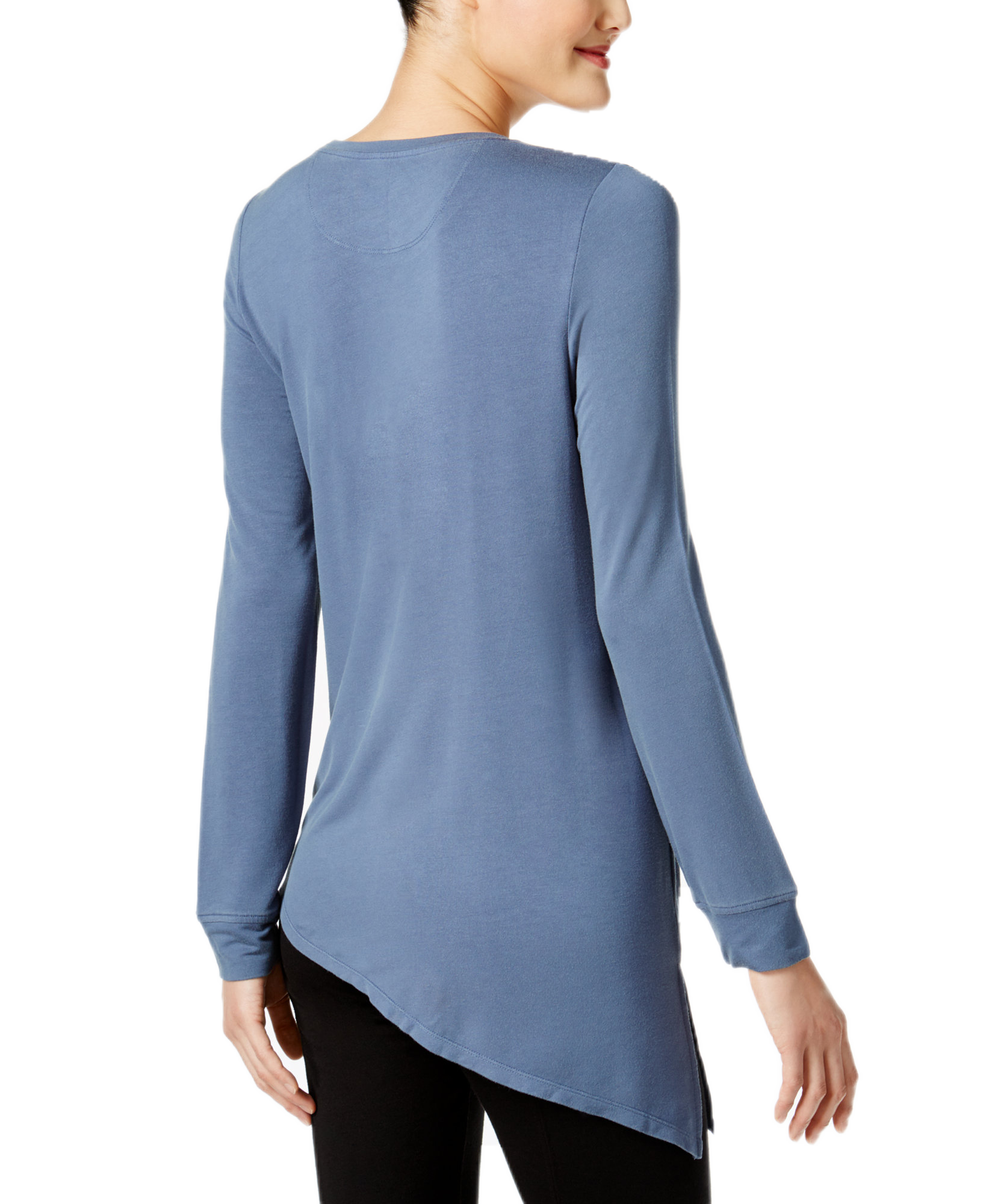 G.H. Bass & Co Women Asymmetrical Logo Sweatshirt