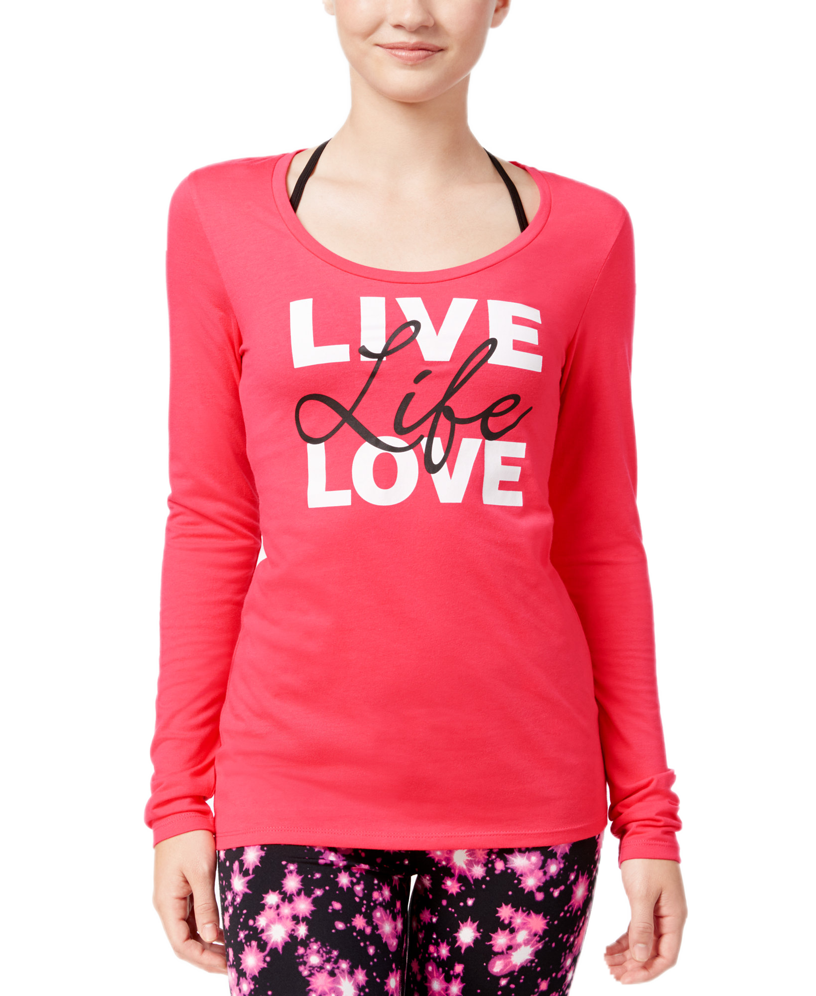 Energie Active Women Fleece Vest and Graphic T Shirt