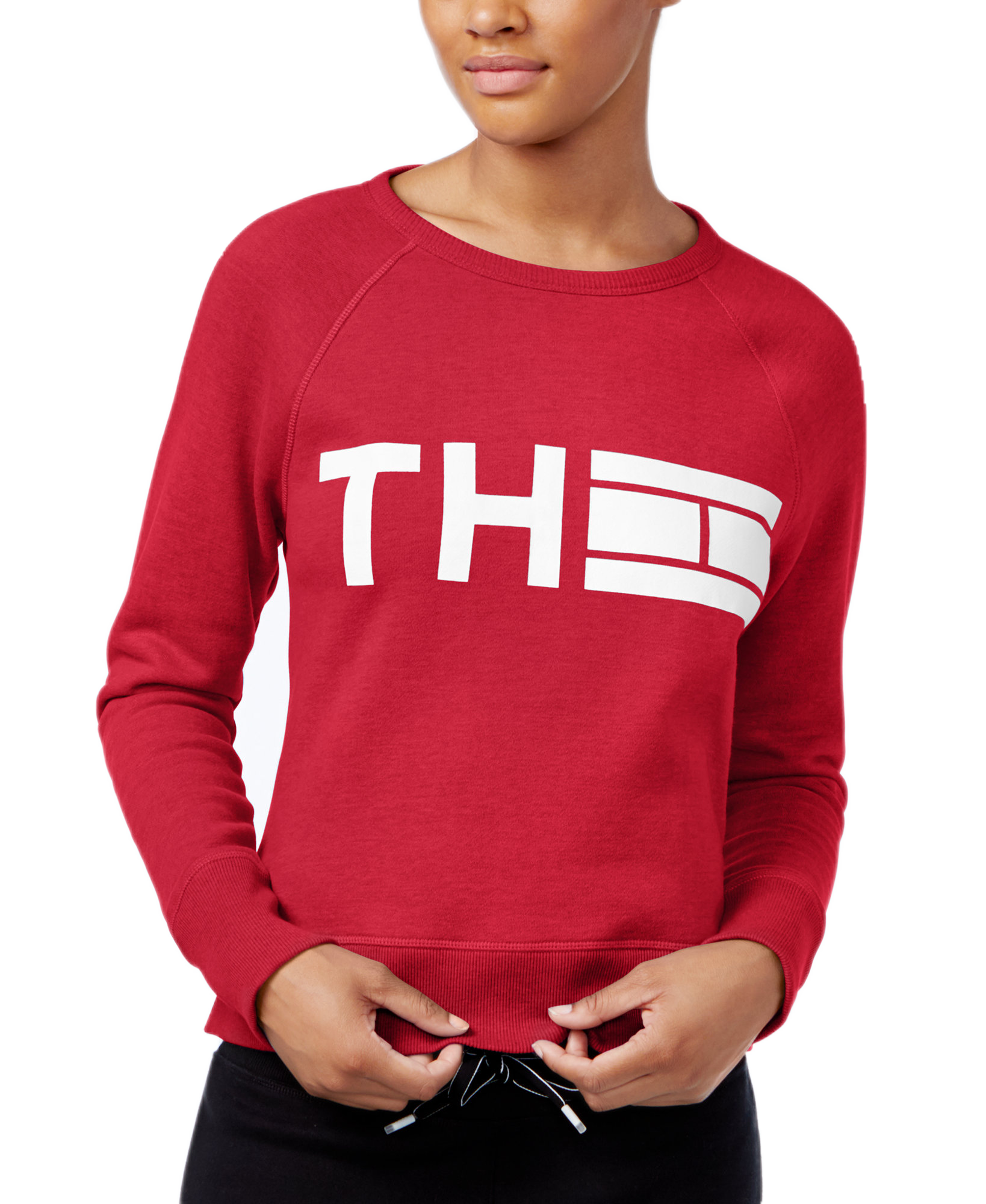 Tommy Hilfiger Sport Women Logo Sweatshirt Scarlet
