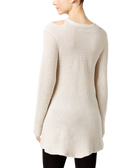 Style & Co Women Cutout High Low Sweater