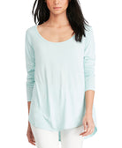 Polo Ralph Lauren Women Jersey Scoop Neck T Shirt Foster Green