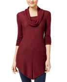 BCX Juniors Cowl Neck Sweater Bordeaux