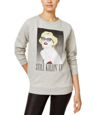 Freeze 24 7 Juniors Marilyn Graphic Sweatshirt Grey Heather
