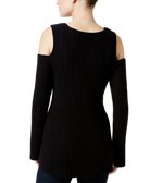 Style & Co Women Off The Shoulder Bell Sleeve Sweater