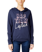 Rebellious One Juniors Nap Team Captain Graphic Hoodie Navy