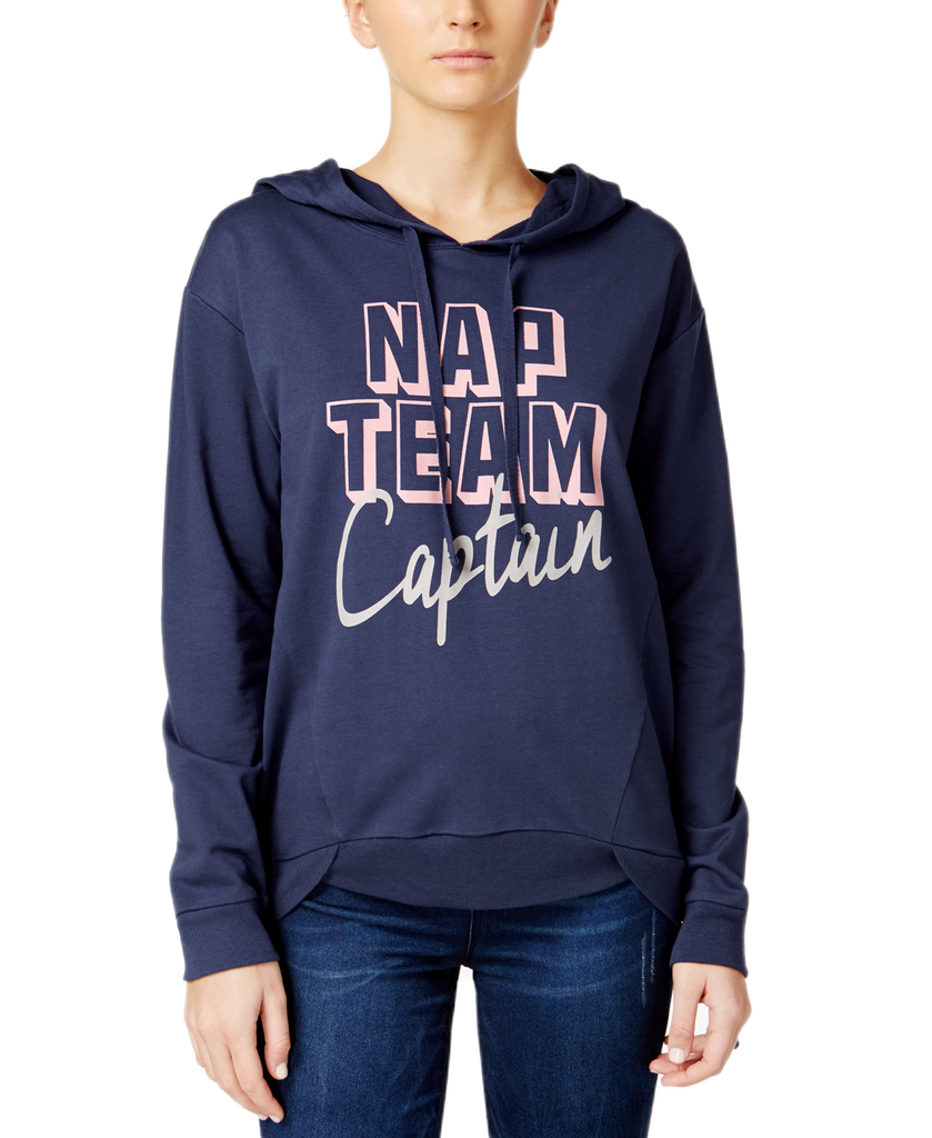 Rebellious One Juniors Nap Team Captain Graphic Hoodie Navy