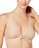 b.temptd Women Lace Front Close Bralette 910238 Au Natural