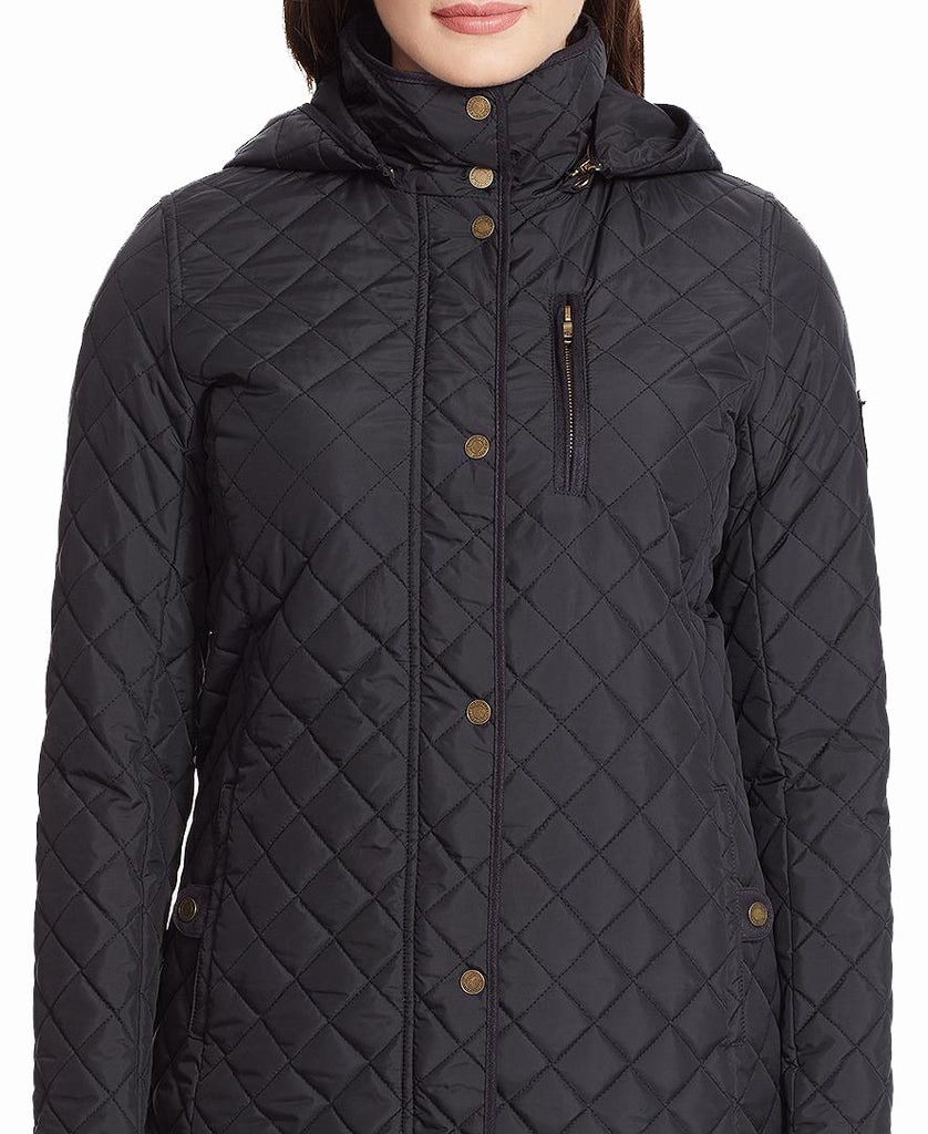 Lauren Ralph Lauren Women Petite Quilted Hooded Jacket