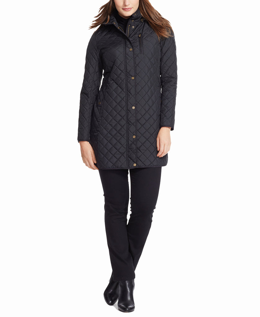 Lauren Ralph Lauren Women Petite Quilted Hooded Jacket