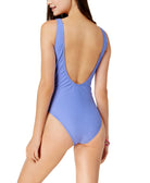 California Waves Juniors Rosé Bae Graphic One Piece High Leg Swimsuit
