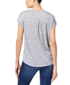 Style & Co Women Graphic Shirttail Hem Top
