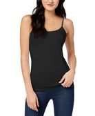 Maison Jules Women Adjustable Camisole Deep Black