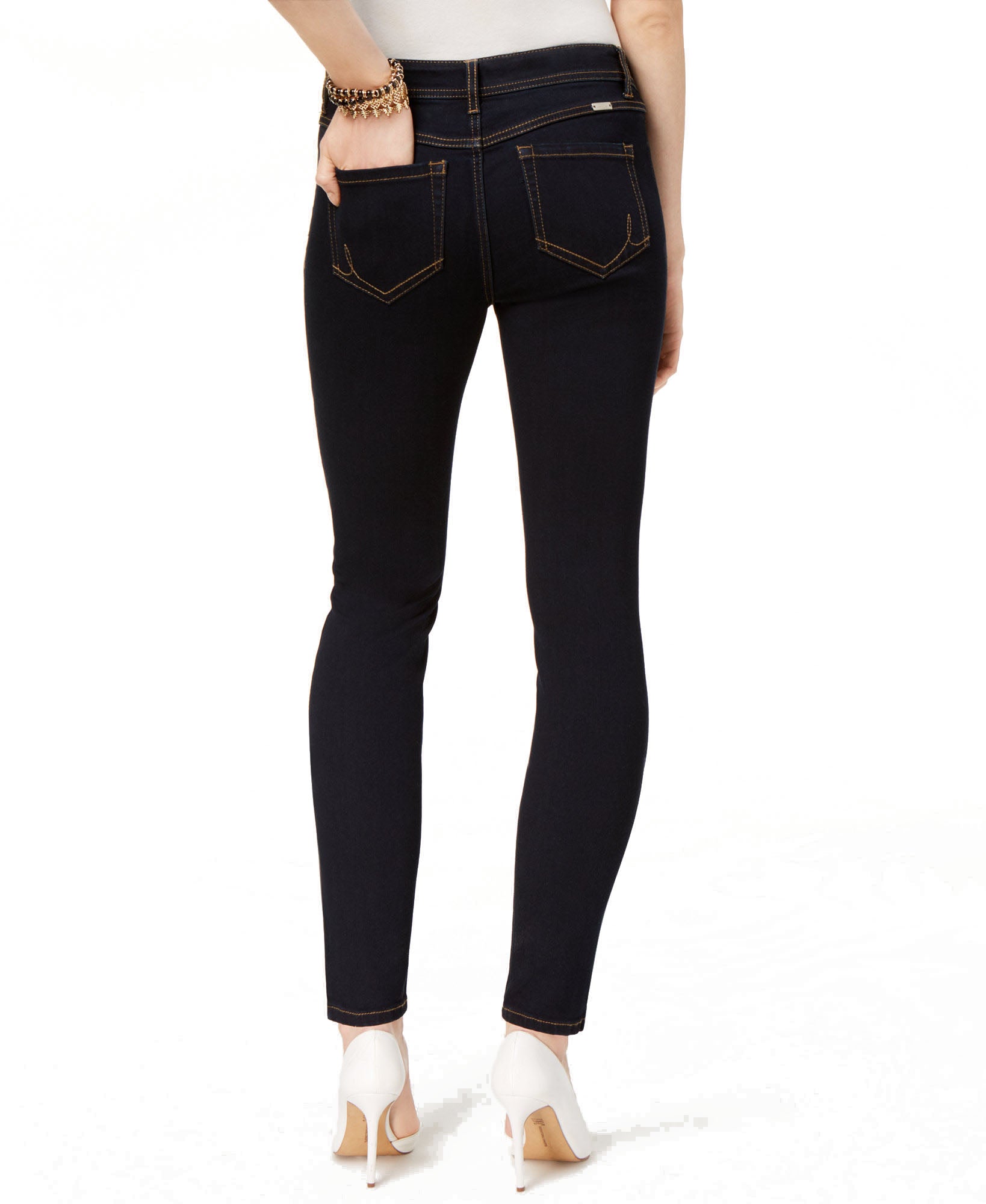 INC International Concepts Women Petite Skinny Tummy Control Jeans