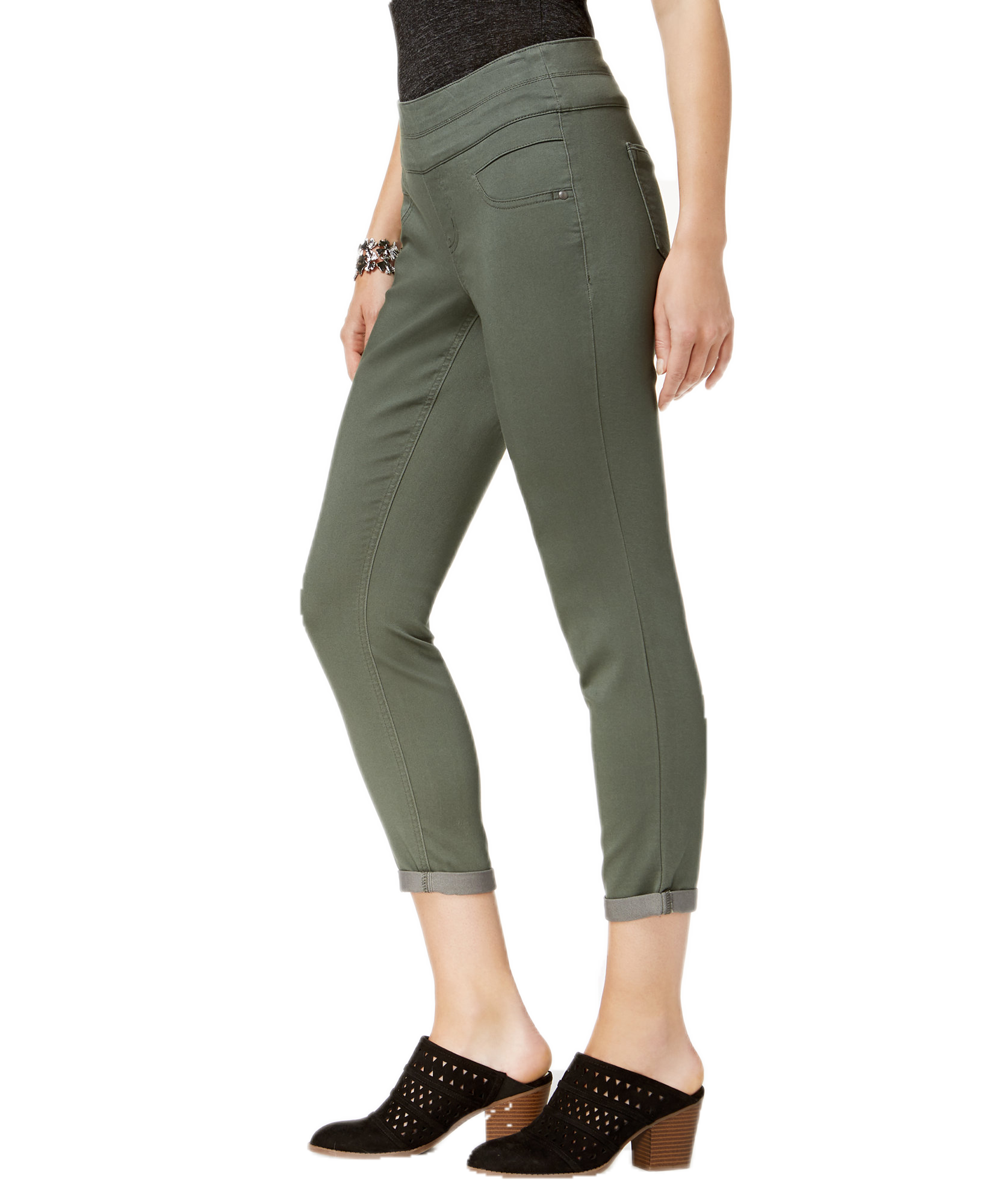Style & Co Rolled Hem Skinny Pants