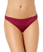 California Waves Juniors Ribbed Bikini Bottoms Wine