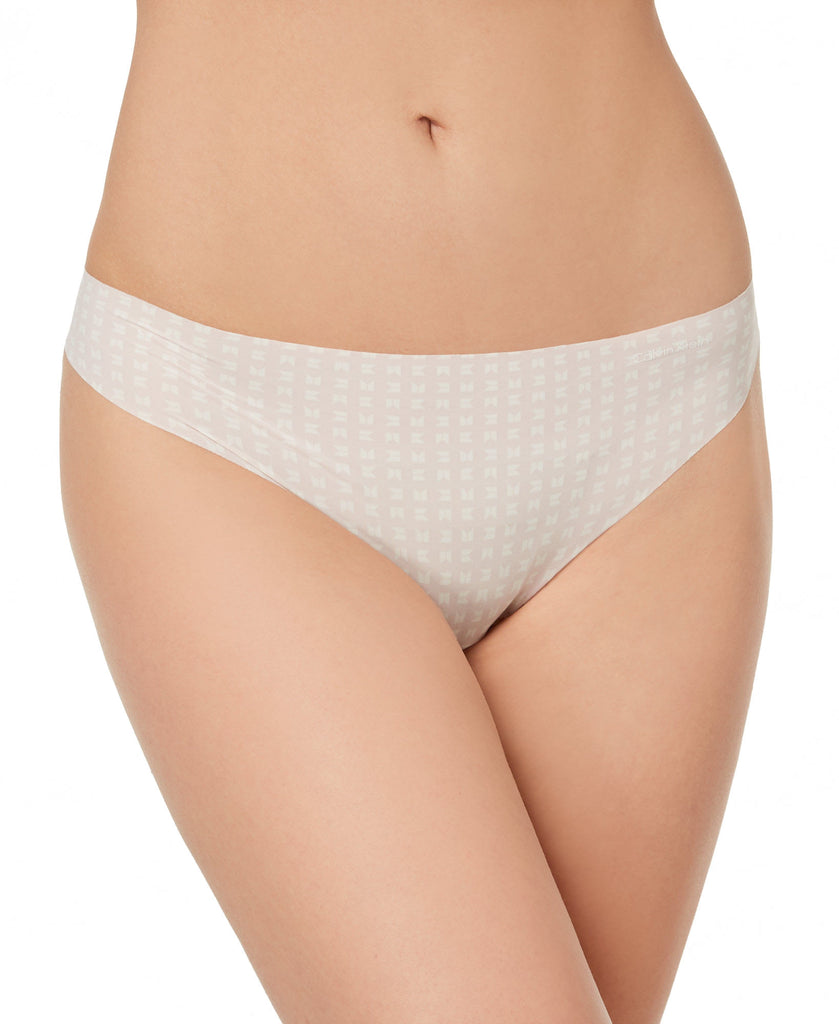 Calvin Klein Women Invisibles Thong Underwear D3428 Aztec Geo