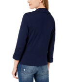 Maison Jules Women 3 4 Sleeve Knit Blazer