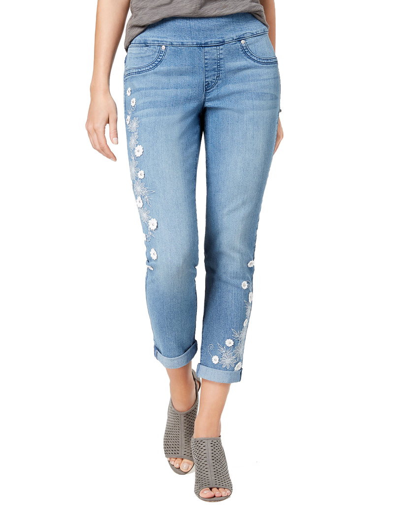 Style & Co Embellished Boyfriend Jeans Keyes