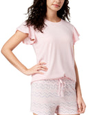Ande Women Whisperluxe Flutter Sleeve Pajama Top