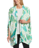 Hue Women Printed Sleep Wrap White Jungle Burst