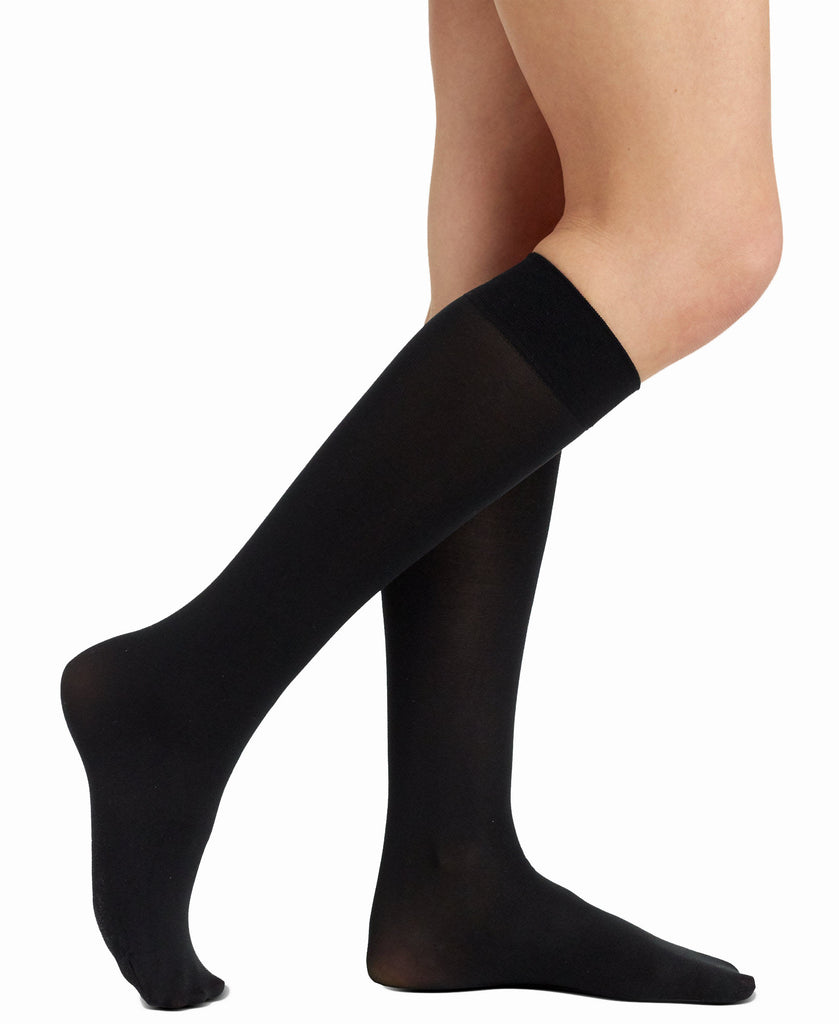 Berkshire Women Opaque Knee High Trouser Hosiery 6423 Black