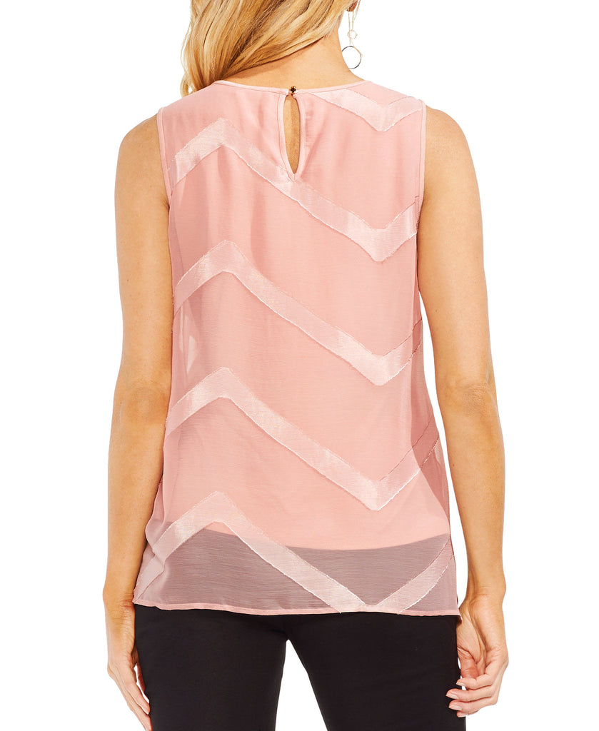 Vince Camuto Women Sleeveless Illusion Top