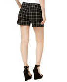 INC International Concepts Women Plaid Pull On Shorts