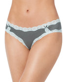Jenni by Jennifer Moore Women Lace Trim Hipster Underwear Balsam Green