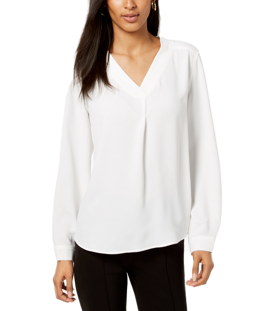 Nine West Women V Neck Top Lily