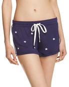 PJ Salvage Women USA Pajama Lounge Shorts Navy