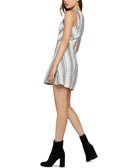 BCBGeneration Women Variegated Stripe Swing Dress