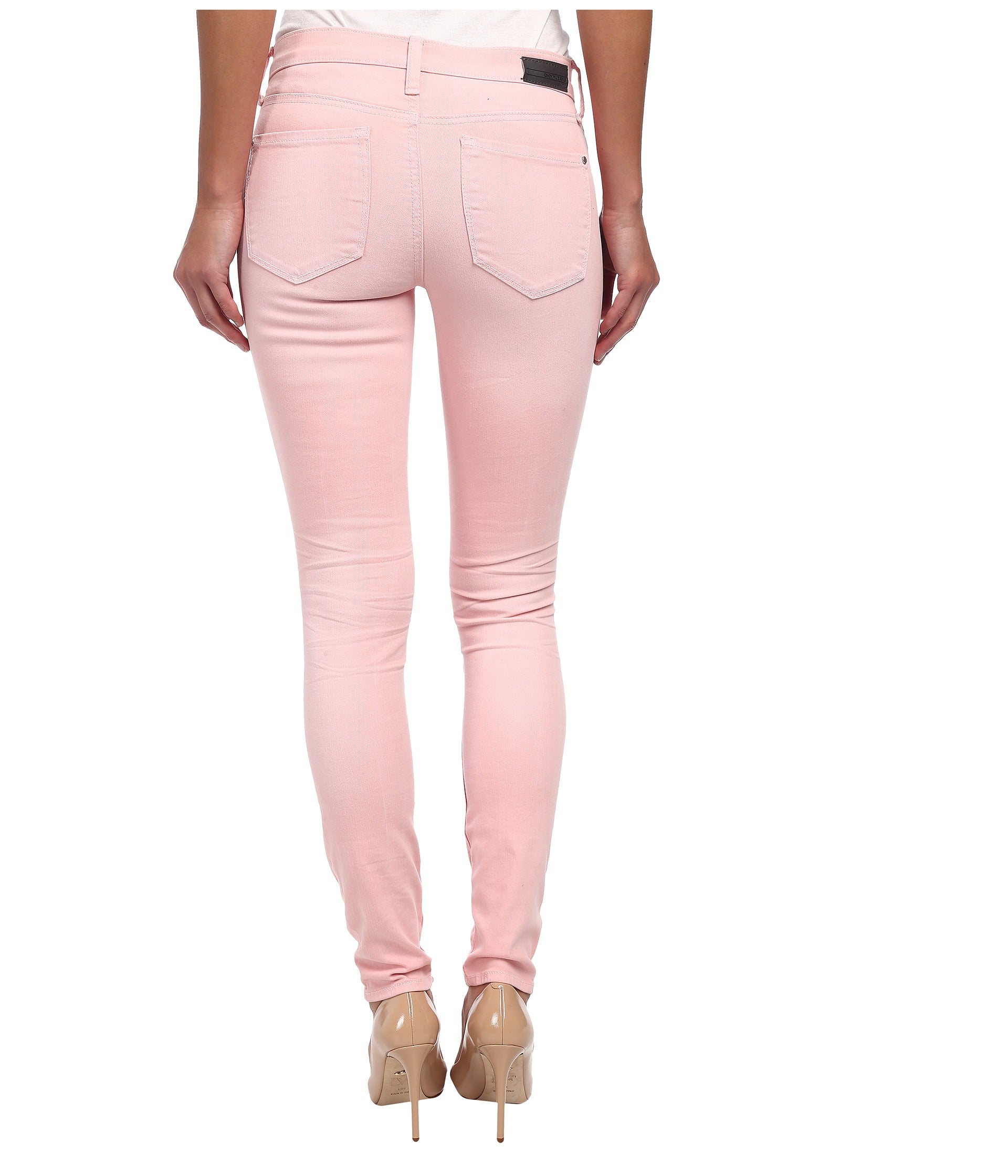 DKNY Women Avenue B Skinny Moto Jeans
